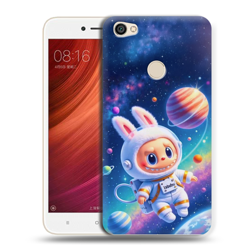 Силиконовый чехол на Xiaomi RedMi Note 5A Pro с принтом Labubu Лабубу Силиконовый чехол на Xiaomi RedMi Note 5A Pro с принтом Labubu Лабубу