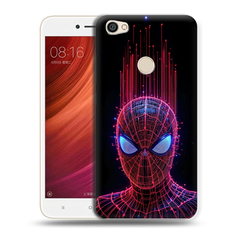 Силиконовый чехол на Xiaomi RedMi Note 5A Pro с принтом Spiderman Человек паук Силиконовый чехол на Xiaomi RedMi Note 5A Pro с принтом Spiderman Человек паук