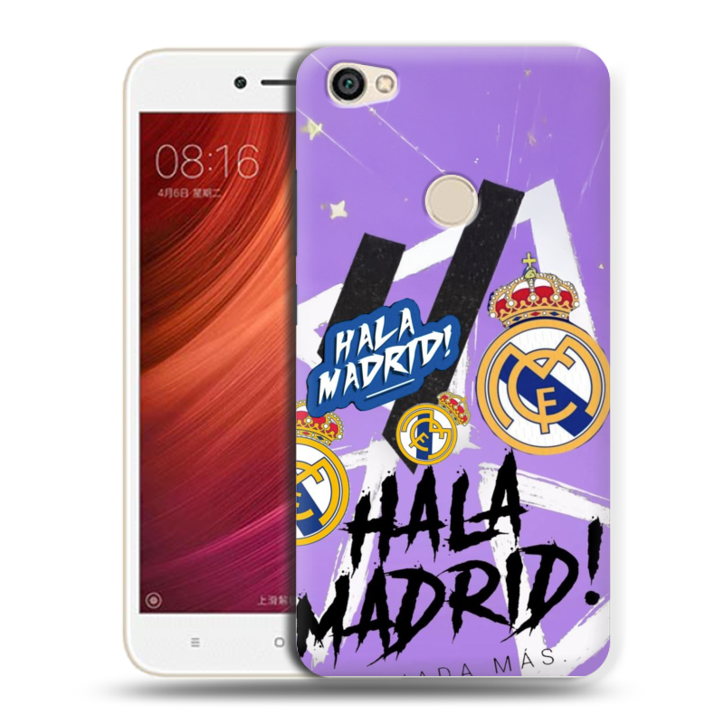 Пластиковый чехол на Xiaomi RedMi Note 5A Pro с принтом Real Madrid Реал Мадрид Пластиковый чехол на Xiaomi RedMi Note 5A Pro с принтом Real Madrid Реал Мадрид