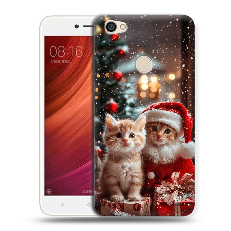 Силиконовый чехол на Xiaomi RedMi Note 5A Pro с принтом Новый год Силиконовый чехол на Xiaomi RedMi Note 5A Pro с принтом Новый год