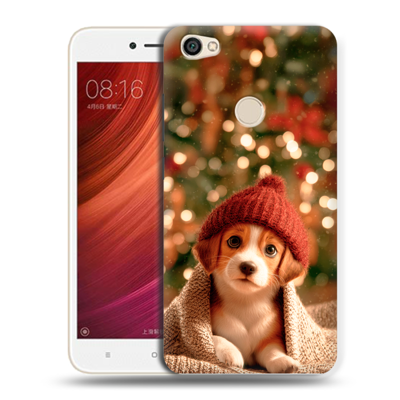 Пластиковый чехол на Xiaomi RedMi Note 5A Pro с принтом Новый год Пластиковый чехол на Xiaomi RedMi Note 5A Pro с принтом Новый год
