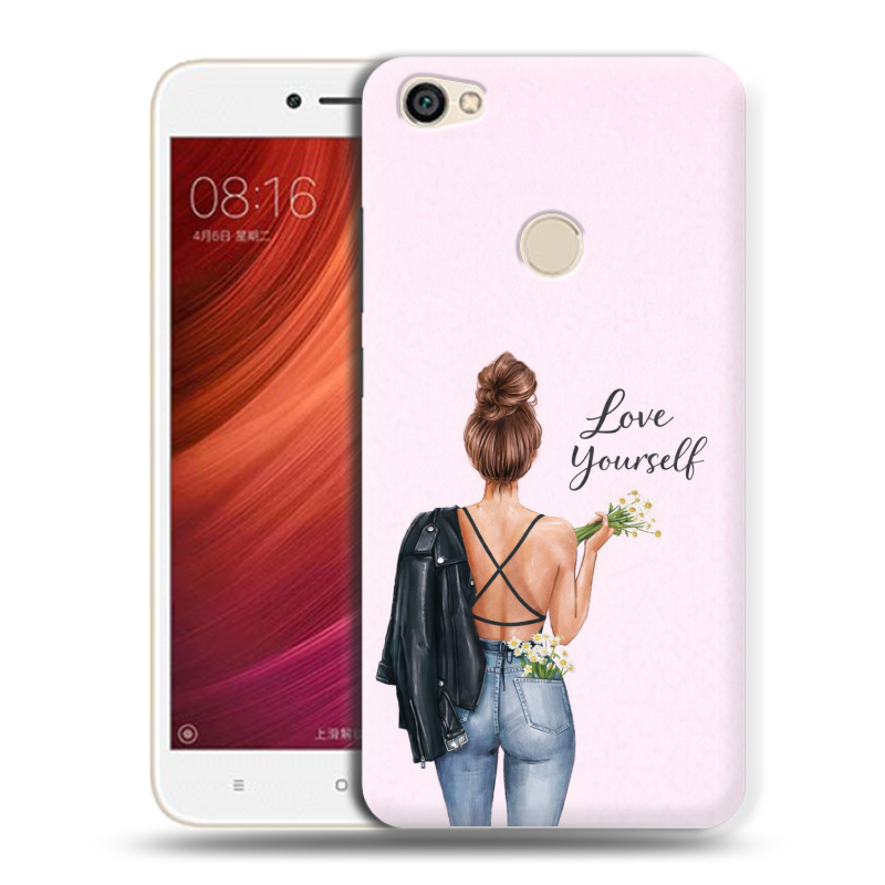 Силиконовый чехол на Xiaomi RedMi Note 5A Pro с принтом женский Силиконовый чехол на Xiaomi RedMi Note 5A Pro с принтом женский