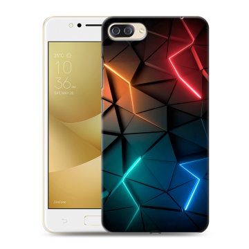 Пластиковый чехол на ASUS ZenFone 4 Max ZC520KL с принтом Абстракция неон Пластиковый чехол на ASUS ZenFone 4 Max ZC520KL с принтом Абстракция неон