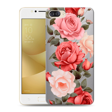 Пластиковый чехол на ASUS ZenFone 4 Max ZC520KL с принтом Розы