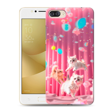 Пластиковый чехол на ASUS ZenFone 4 Max ZC520KL с принтом милые котики