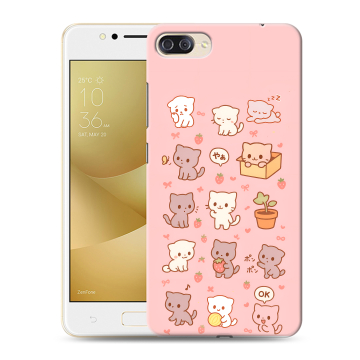 Пластиковый чехол на ASUS ZenFone 4 Max ZC520KL с принтом Hello Kitty Хелоу Кити