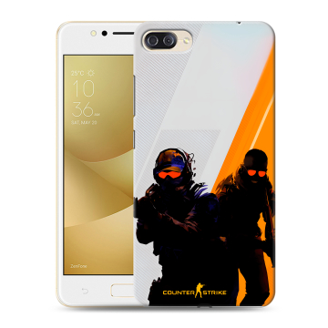 Пластиковый чехол на ASUS ZenFone 4 Max ZC520KL с принтом Контер страйк Counter strike