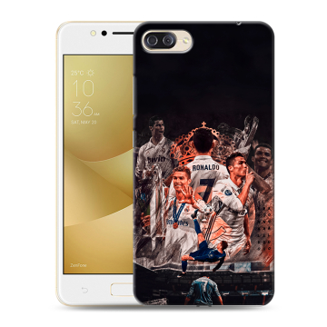 Пластиковый чехол на ASUS ZenFone 4 Max ZC520KL с принтом Реал Роналдо Real Ronaldo