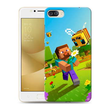 Пластиковый чехол на ASUS ZenFone 4 Max ZC520KL с принтом Майнкрафт Minecraft