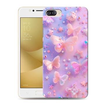 Пластиковый чехол на ASUS ZenFone 4 Max ZC520KL с принтом Бабочки