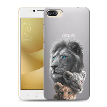 Пластиковый чехол на ASUS ZenFone 4 Max ZC520KL с принтом Львы