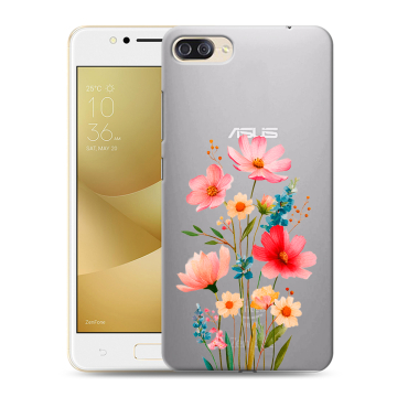 Пластиковый чехол на ASUS ZenFone 4 Max ZC520KL с принтом Цветы