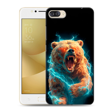 Пластиковый чехол на ASUS ZenFone 4 Max ZC520KL с принтом Медведь