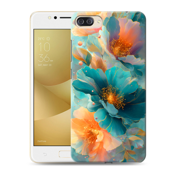 Пластиковый чехол на ASUS ZenFone 4 Max ZC520KL с принтом Цветы
