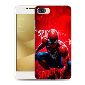 Пластиковый чехол на ASUS ZenFone 4 Max ZC520KL с принтом Spiderman Человек паук Пластиковый чехол на ASUS ZenFone 4 Max ZC520KL с принтом Spiderman Человек паук