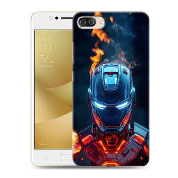 Пластиковый чехол на ASUS ZenFone 4 Max ZC520KL с принтом IronMan Железный человек