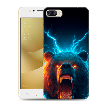 Пластиковый чехол на ASUS ZenFone 4 Max ZC520KL с принтом Медведь