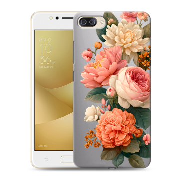Пластиковый чехол на ASUS ZenFone 4 Max ZC520KL с принтом цветы