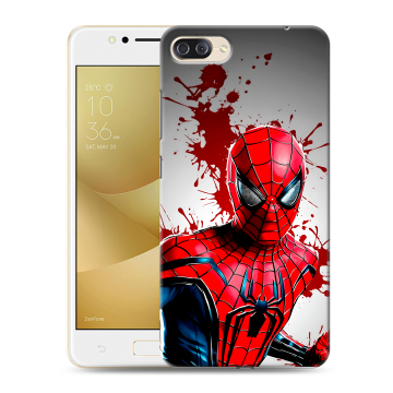 Пластиковый чехол на ASUS ZenFone 4 Max ZC520KL с принтом Spiderman Человек паук