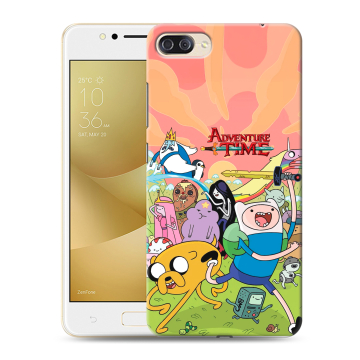 Пластиковый чехол на ASUS ZenFone 4 Max ZC520KL с принтом Adventure time Время приключений