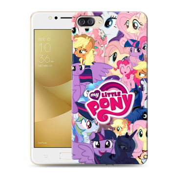 Пластиковый чехол на ASUS ZenFone 4 Max ZC520KL с принтом My little pony Дружба чудо