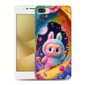 Пластиковый чехол на ASUS ZenFone 4 Max ZC520KL с принтом Labubu Лабубу