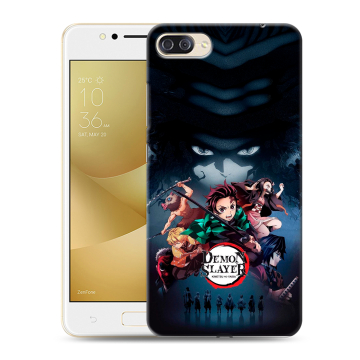 Пластиковый чехол на ASUS ZenFone 4 Max ZC520KL с принтом Demon Slayer Клинок рассекающий демонов