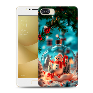 Пластиковый чехол на ASUS ZenFone 4 Max ZC520KL с принтом Новый год