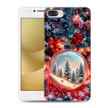 Пластиковый чехол на ASUS ZenFone 4 Max ZC520KL с принтом Новый год