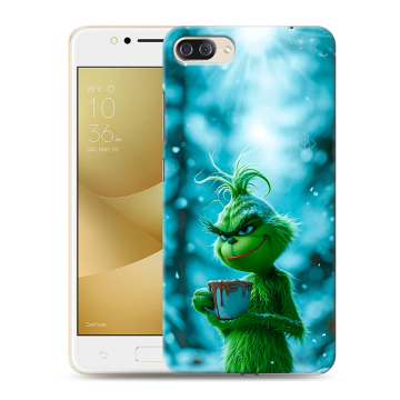 Пластиковый чехол на ASUS ZenFone 4 Max ZC520KL с принтом Новый год гринч