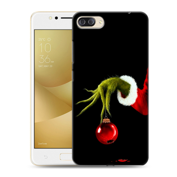 Пластиковый чехол на ASUS ZenFone 4 Max ZC520KL с принтом Новый год Гринч
