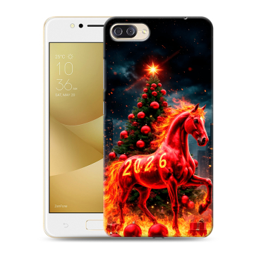 Пластиковый чехол на ASUS ZenFone 4 Max ZC520KL с принтом Новый год