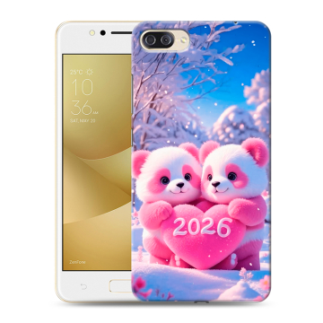 Пластиковый чехол на ASUS ZenFone 4 Max ZC520KL с принтом Новый год