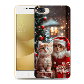 Пластиковый чехол на ASUS ZenFone 4 Max ZC520KL с принтом Новый год