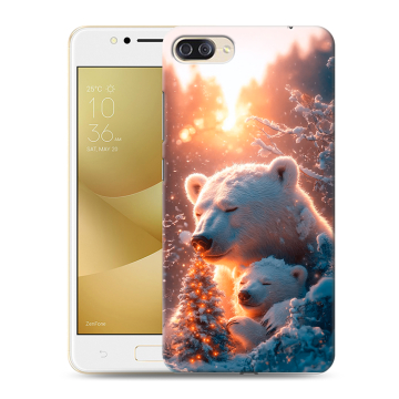 Пластиковый чехол на ASUS ZenFone 4 Max ZC520KL с принтом Новый год Пластиковый чехол на ASUS ZenFone 4 Max ZC520KL с принтом Новый год