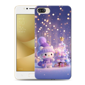 Пластиковый чехол на ASUS ZenFone 4 Max ZC520KL с принтом Новый год Пластиковый чехол на ASUS ZenFone 4 Max ZC520KL с принтом Новый год