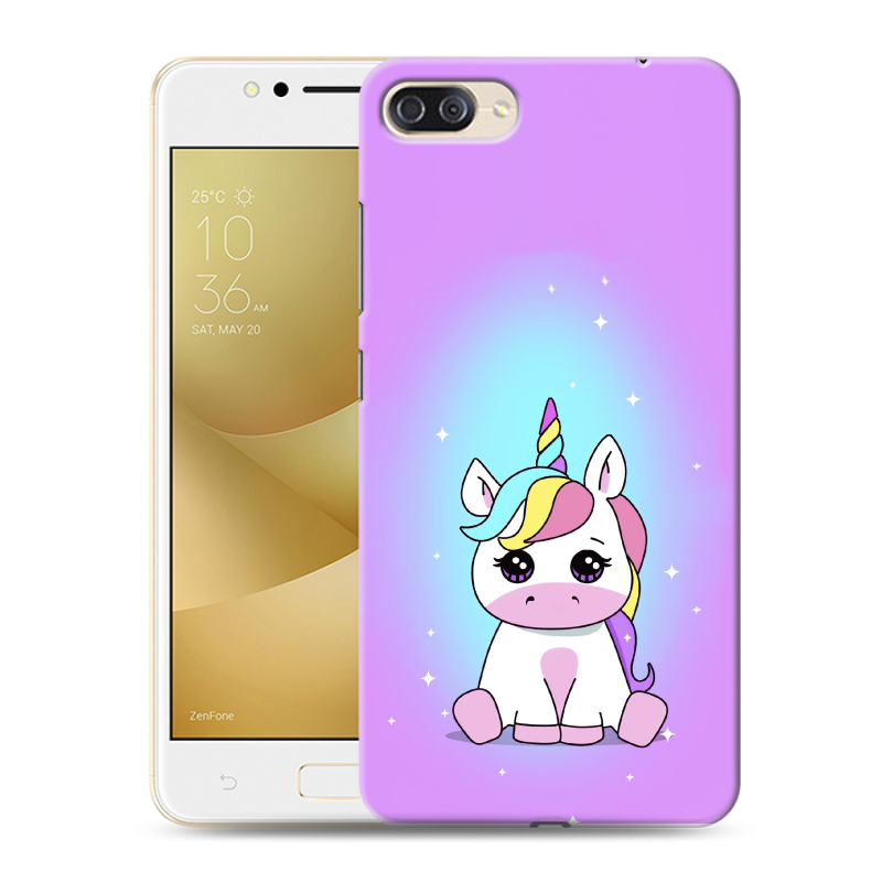 Пластиковый чехол на ASUS ZenFone 4 Max ZC520KL с принтом Единорог Пластиковый чехол на ASUS ZenFone 4 Max ZC520KL с принтом Единорог