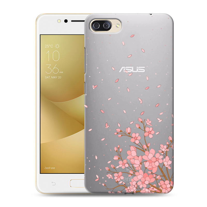 Пластиковый чехол на ASUS ZenFone 4 Max ZC520KL с принтом Ветка сакуры Пластиковый чехол на ASUS ZenFone 4 Max ZC520KL с принтом Ветка сакуры