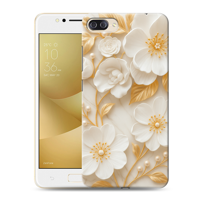 Пластиковый чехол на ASUS ZenFone 4 Max ZC520KL с принтом Цветы Пластиковый чехол на ASUS ZenFone 4 Max ZC520KL с принтом Цветы