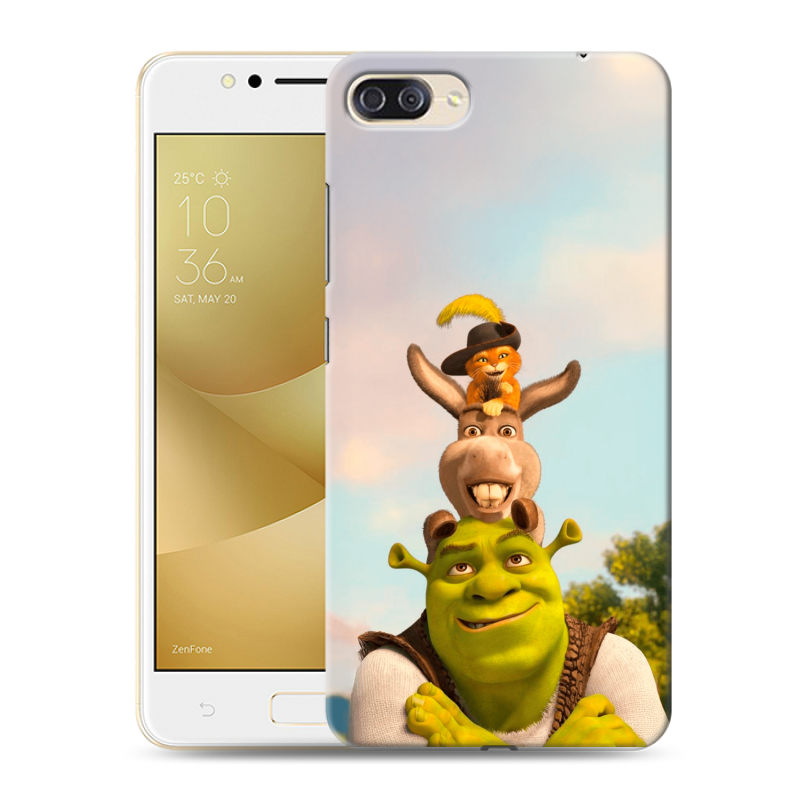 Пластиковый чехол на ASUS ZenFone 4 Max ZC520KL с принтом Шрек Shrek Пластиковый чехол на ASUS ZenFone 4 Max ZC520KL с принтом Шрек Shrek
