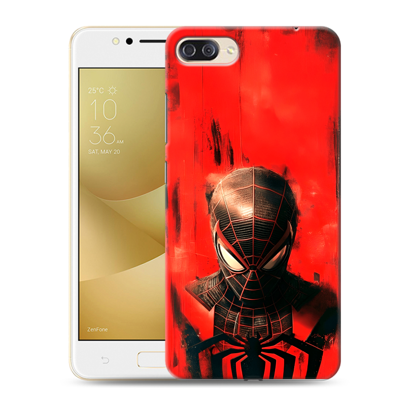 Пластиковый чехол на ASUS ZenFone 4 Max ZC520KL с принтом человек паук spiderman Пластиковый чехол на ASUS ZenFone 4 Max ZC520KL с принтом человек паук spiderman