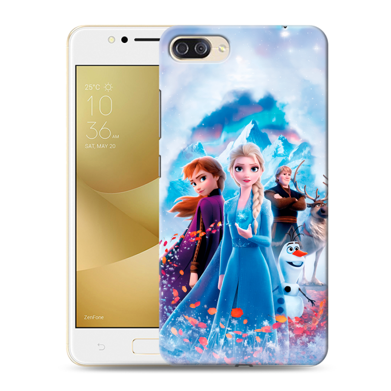 Пластиковый чехол на ASUS ZenFone 4 Max ZC520KL с принтом Холодное сердце Frozen Пластиковый чехол на ASUS ZenFone 4 Max ZC520KL с принтом Холодное сердце Frozen