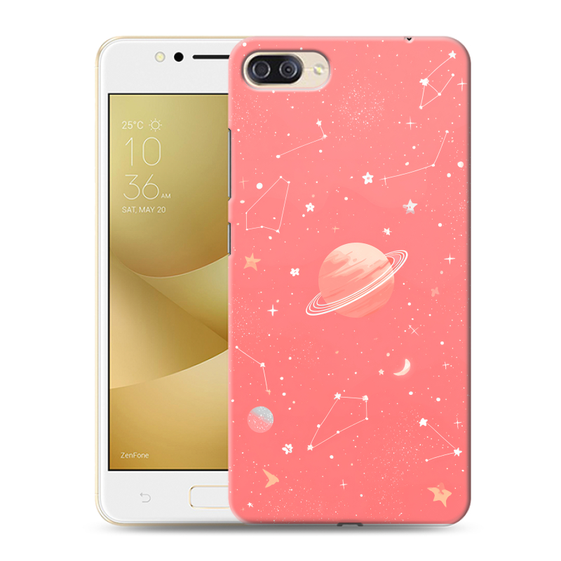 Пластиковый чехол на ASUS ZenFone 4 Max ZC520KL с принтом Розовый космос Пластиковый чехол на ASUS ZenFone 4 Max ZC520KL с принтом Розовый космос