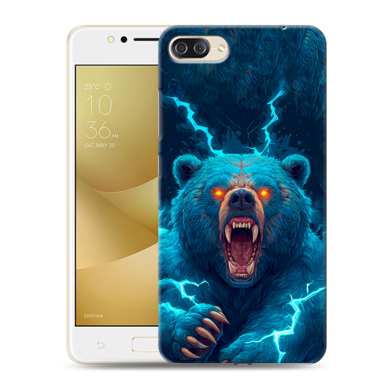 Пластиковый чехол на ASUS ZenFone 4 Max ZC520KL с принтом Медведь Пластиковый чехол на ASUS ZenFone 4 Max ZC520KL с принтом Медведь