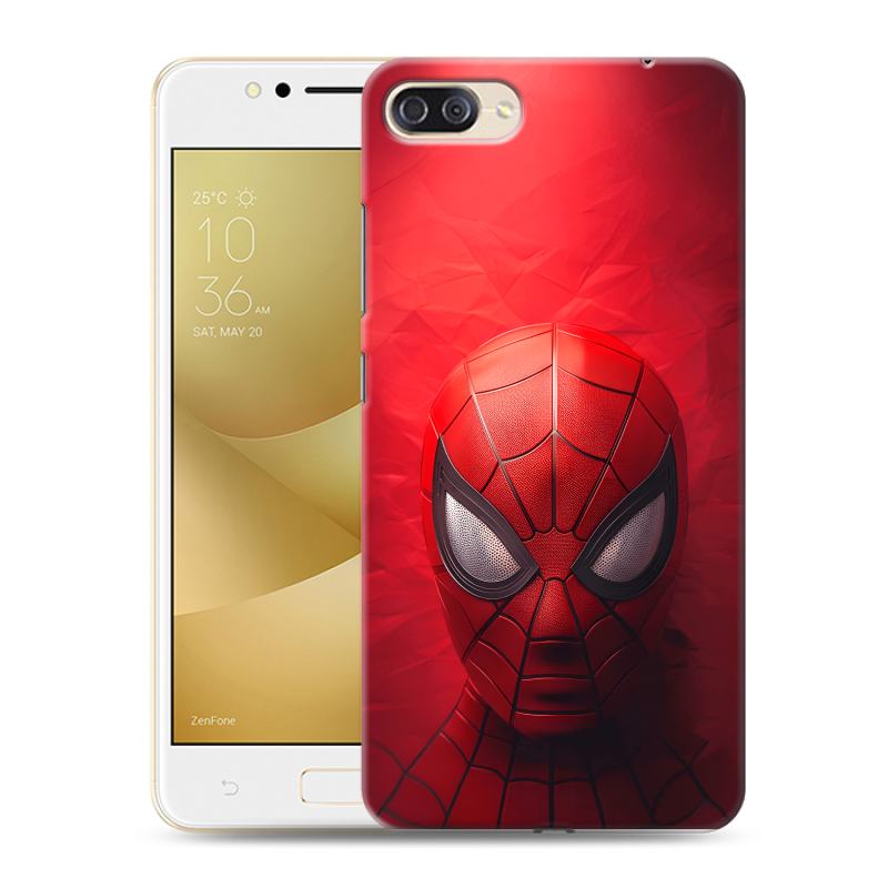 Пластиковый чехол на ASUS ZenFone 4 Max ZC520KL с принтом Spiderman Человек паук Пластиковый чехол на ASUS ZenFone 4 Max ZC520KL с принтом Spiderman Человек паук