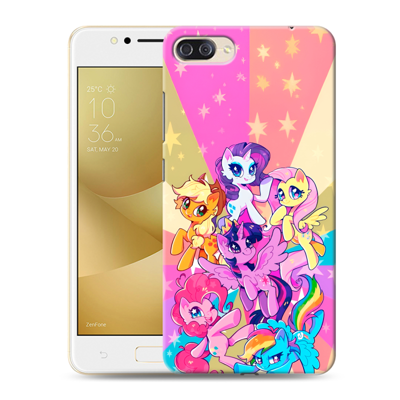 Пластиковый чехол на ASUS ZenFone 4 Max ZC520KL с принтом My little pony Дружба чудо Пластиковый чехол на ASUS ZenFone 4 Max ZC520KL с принтом My little pony Дружба чудо