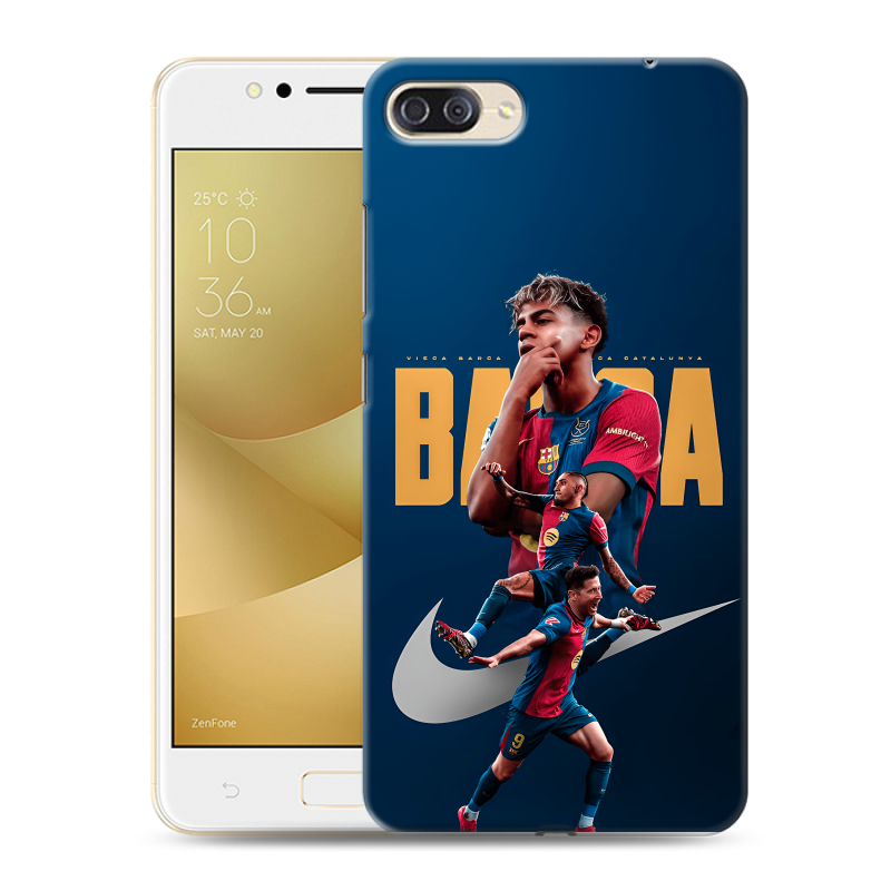 Пластиковый чехол на ASUS ZenFone 4 Max ZC520KL с принтом Барселона Barca Yamal Пластиковый чехол на ASUS ZenFone 4 Max ZC520KL с принтом Барселона Barca Yamal