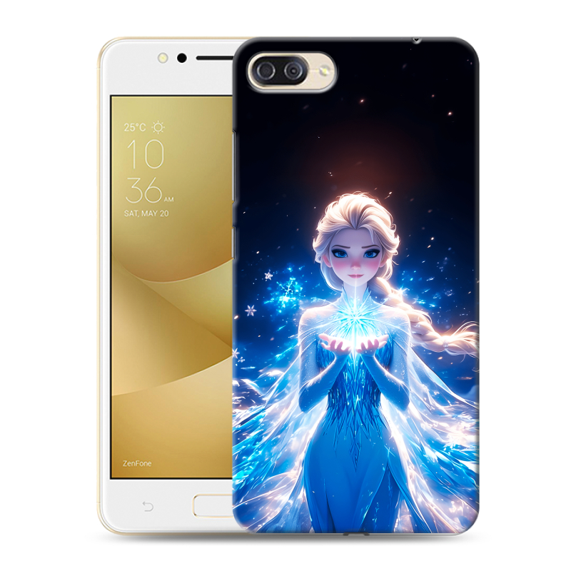 Пластиковый чехол на ASUS ZenFone 4 Max ZC520KL с принтом Холодное сердце Frozen Пластиковый чехол на ASUS ZenFone 4 Max ZC520KL с принтом Холодное сердце Frozen