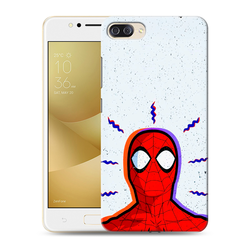 Пластиковый чехол на ASUS ZenFone 4 Max ZC520KL с принтом Spiderman Человек паук Пластиковый чехол на ASUS ZenFone 4 Max ZC520KL с принтом Spiderman Человек паук
