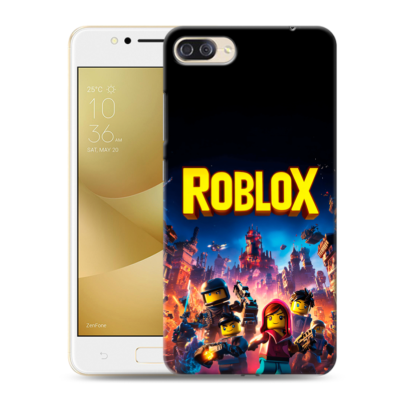 Пластиковый чехол на ASUS ZenFone 4 Max ZC520KL с принтом Roblox Роблокс Пластиковый чехол на ASUS ZenFone 4 Max ZC520KL с принтом Roblox Роблокс